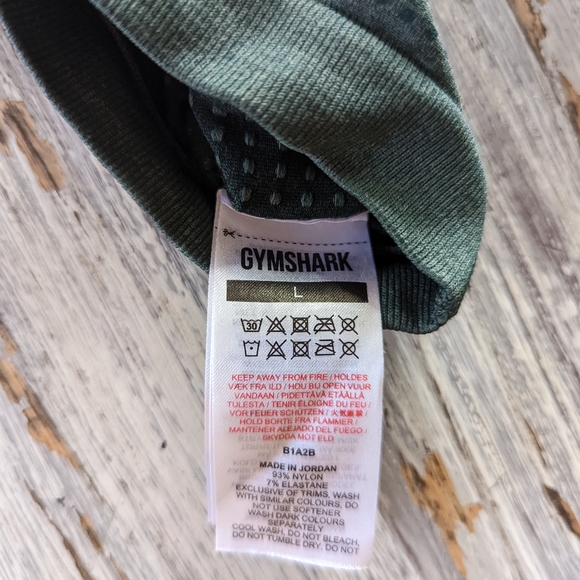 Gymshark Vital 2.0 Seamless High Rise Leggings Size Large Forest Green - Picture 9 of 9